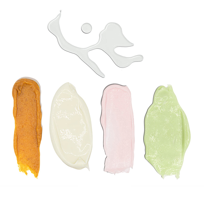 Face Mask, Cleanser, Moisturizer, Serum