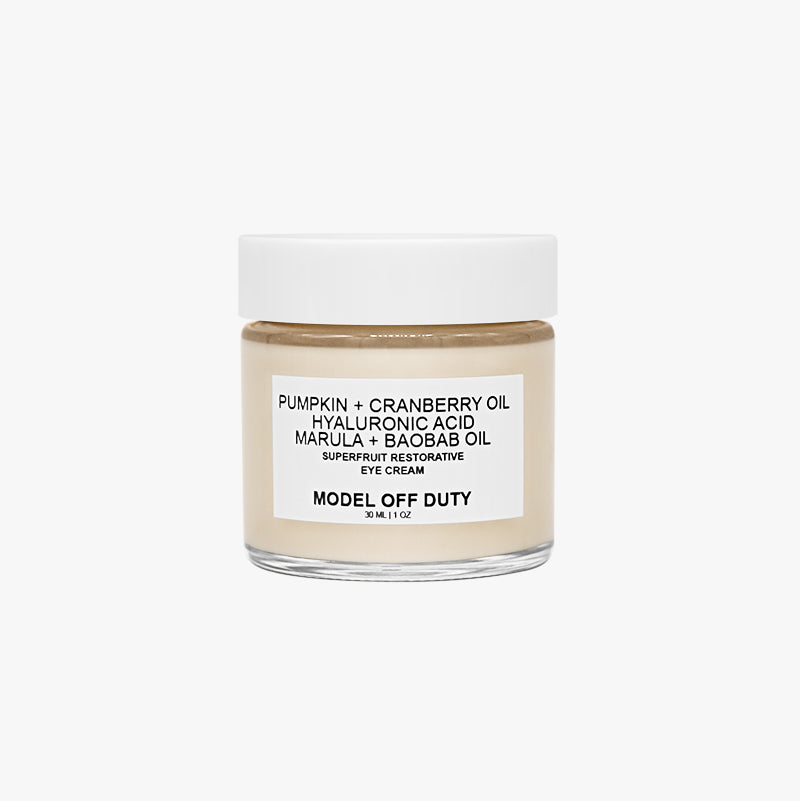 Superfruit Restorative Eye Cream Model Off Duty Beauty