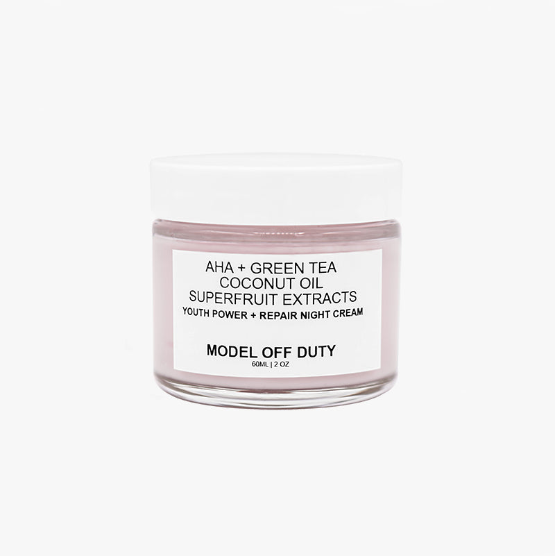 Youth Power + Repair Night Moisture Cream x Model Off Duty Beauty